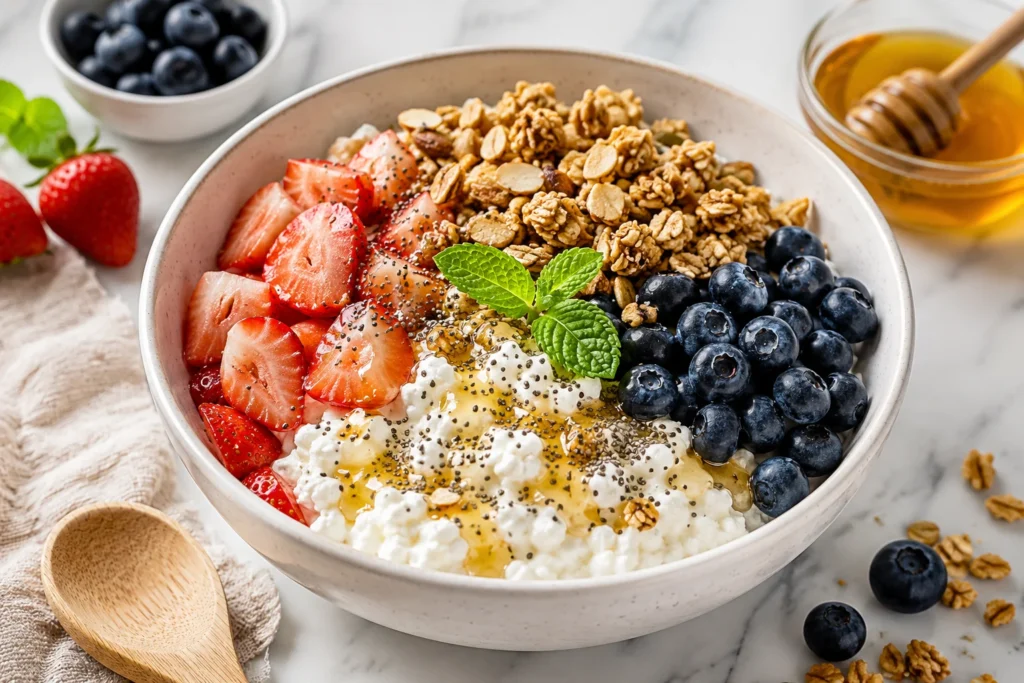 Healthy Cottage Cheese Breakfast Bowl